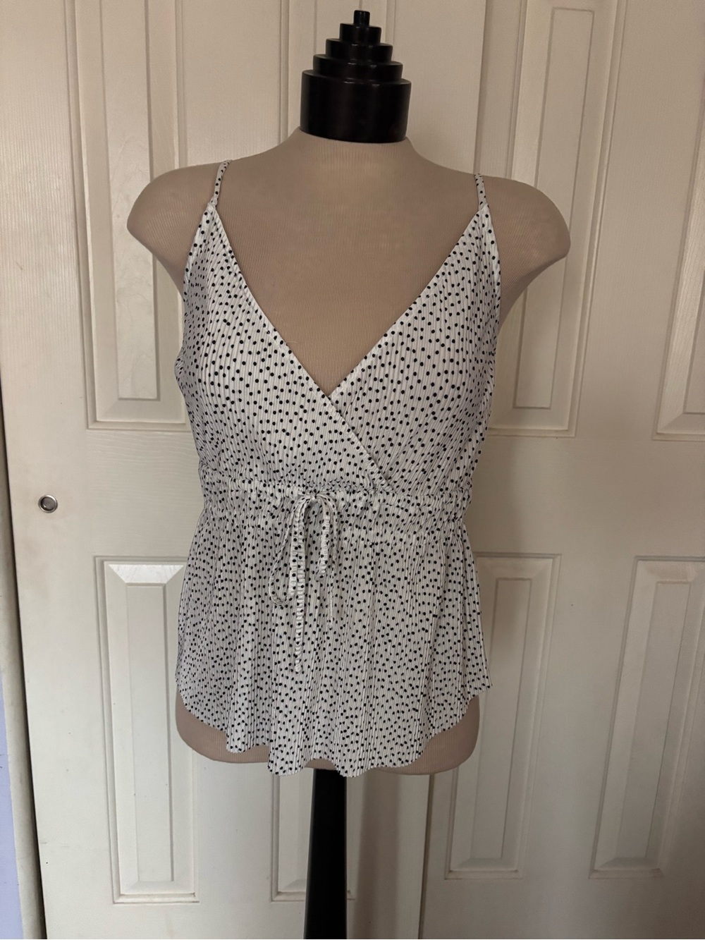 polka dot abercrombie blouse